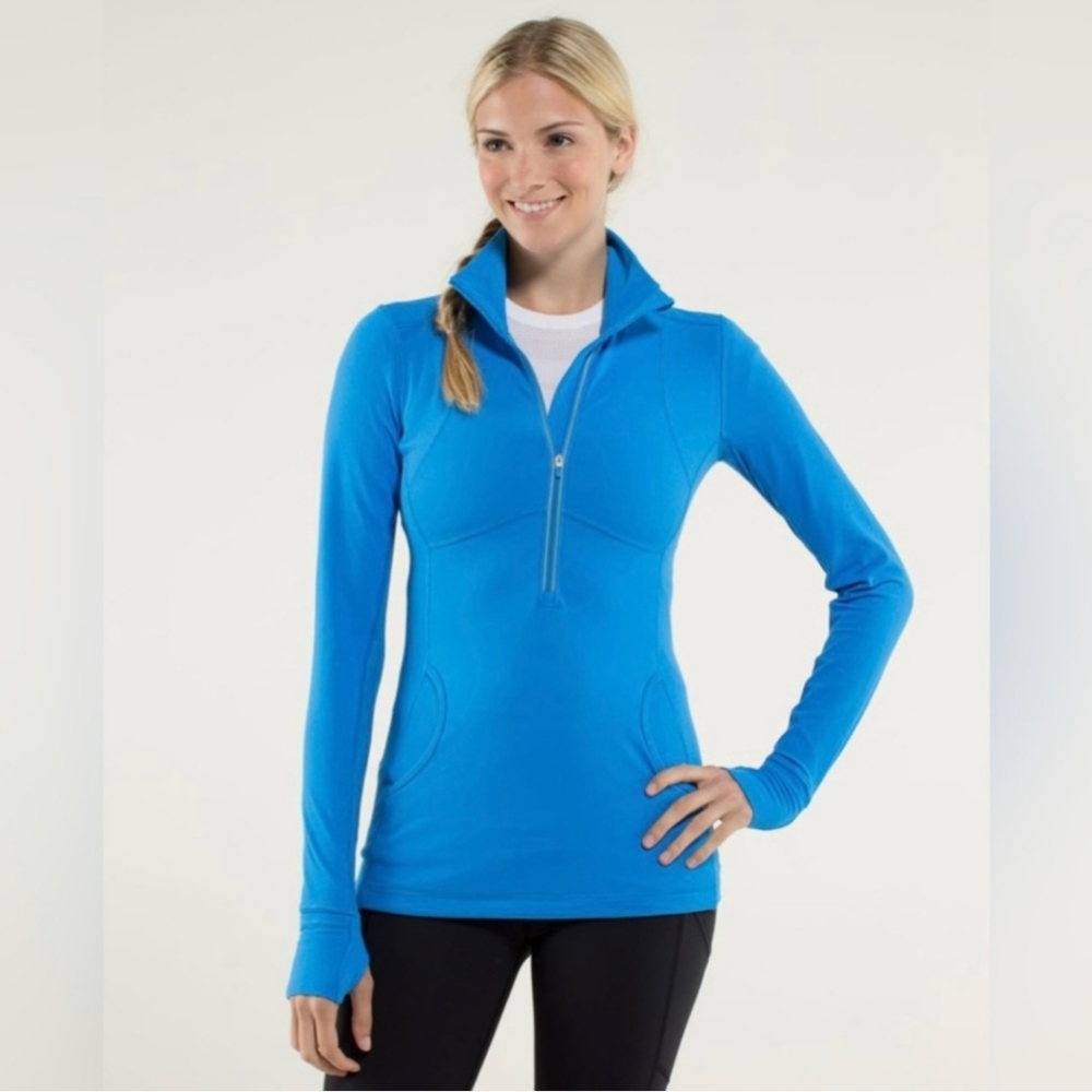 lululemon athletica Blue Half-Zip Top